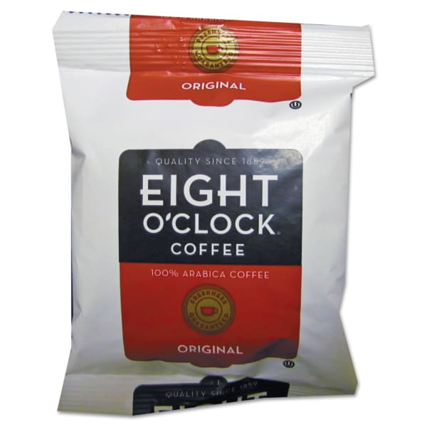 Eight O-Clock Original Ground Coffee Fraction Packs, 1.5 Oz, Case Of 42 Packs