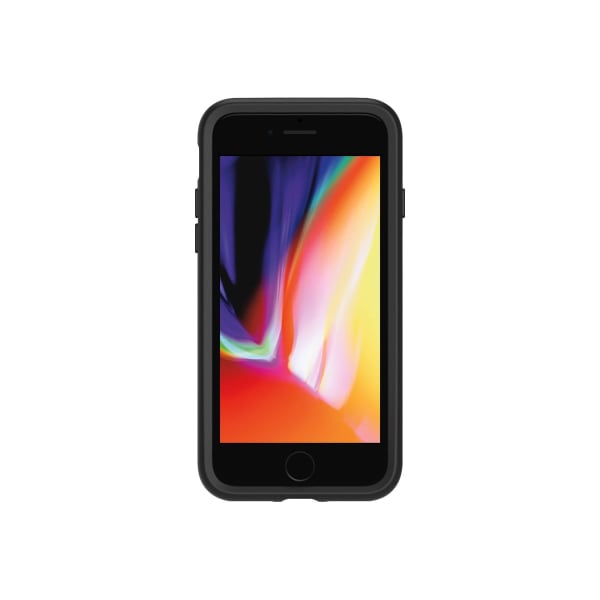 OtterBox iPhone SE (3rd and 2nd Gen) and iPhone 8/7 Symmetry Series Case - For Apple iPhone SE 3, iPhone SE 2, iPhone 8, iPhone 7 Smartphone - Black - Drop Resistant, Scrape Resistant - Polycarbonate, Synthetic Rubber - 1