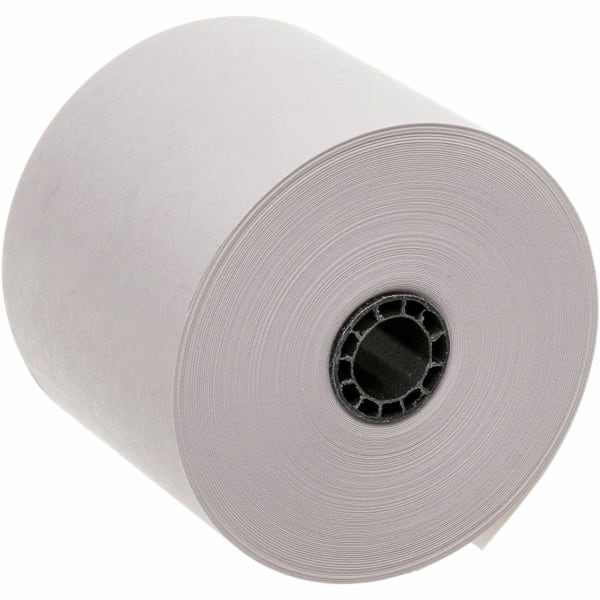 Business Source 1-Ply 126ft Adding Machine Paper Rolls - 2 1/4in x 126 ft - Sustainable Forestry Initiative (SFI) - Lint-free - White - 100 / Carton