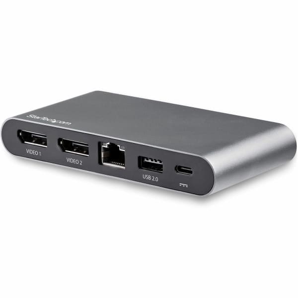 StarTech.com USB C Multiport Adapter - Dual 4K Monitor - Windows - USB-C to Dual DisplayPort Adapter - DK30C2DAGPD