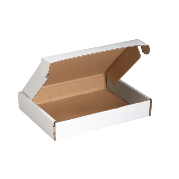 Partners Brand Deluxe Literature Mailers, 11 1/8in x 8 3/4in x 2in, White, Pack Of 50