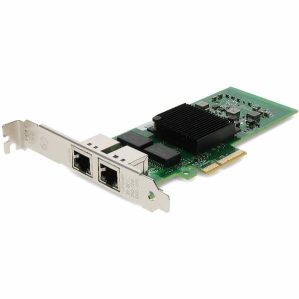 AddOn Intel E1G42ET Comparable Dual RJ-45 Port PCIe NIC - Network adapter - PCIe x4 - 1000Base-T x 2
