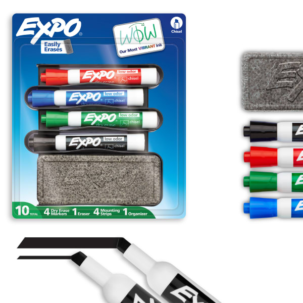 EXPO 90% Recycled Sidekick Organizer With Markers And Eraser