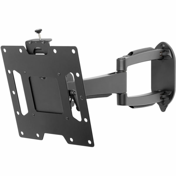 Peerless-AV SmartMount Articulating Wall Mount for 22in to 43in Displays - Anodized Aluminum, Steel - 80 lb - Black