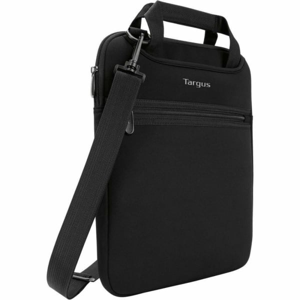Targus 12in Vertical Slipcase with Hideaway Handles - Neoprene Body - Handle, Shoulder Strap - 10.3in Height x 13.5in Width x 1.2in Depth