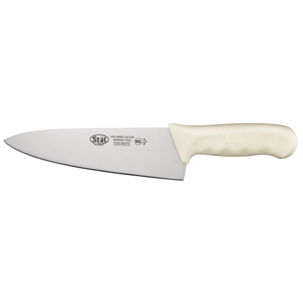 Winco St&auml;l Chef's Knife, 8in, Silver/White