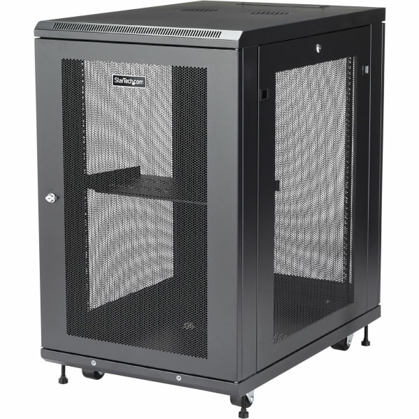 StarTech.com Server Rack Cabinet - 18U - 31in Deep Enclosure - Network Cabinet - Rack Enclosure Server Cabinet - Data Cabinet - - RK1833BKM