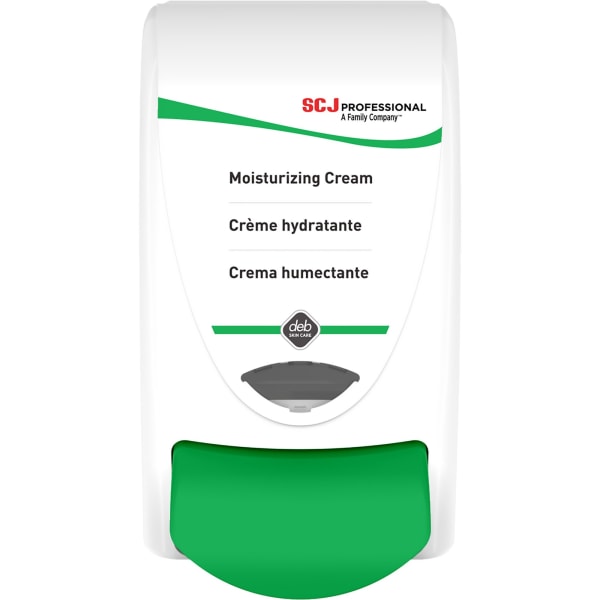 SC Johnson Moisturizing Cream Dispenser - Green - Plastic, GlassCartridge - 1 Each