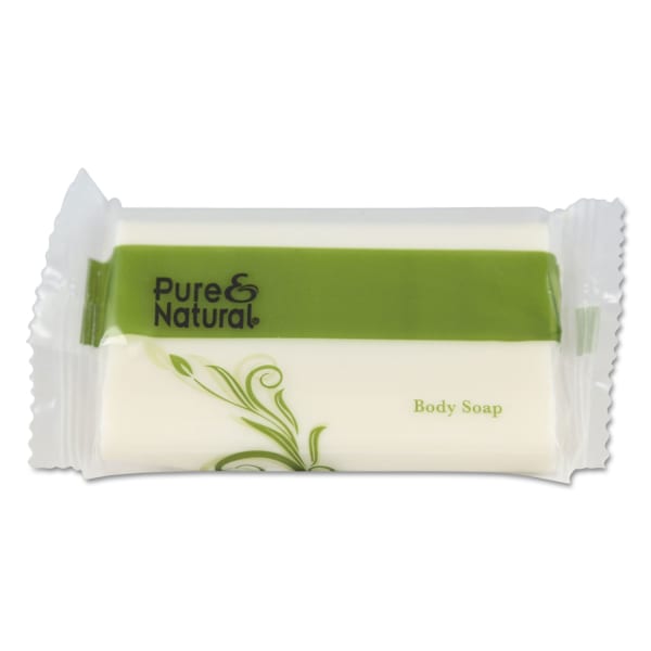 Pure & Natural Body and Facial Soap, Fresh Scent, # 1 1/2, 500/Carton