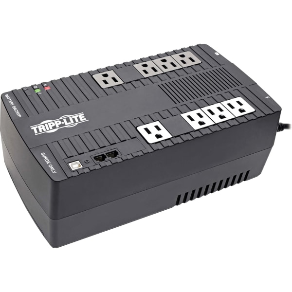 Tripp Lite UPS 550VA 300W Desktop Battery Back Up AVR Compact 120V USB RJ11