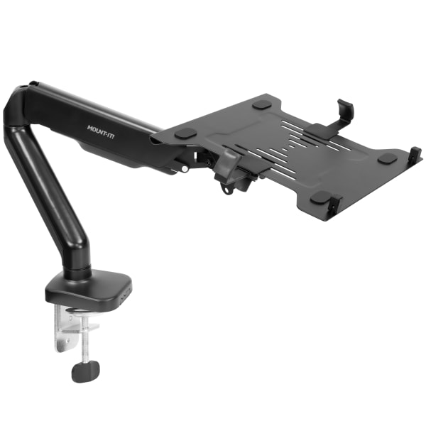 Mount-It! Height Adjustable Laptop Desk Mount, Black