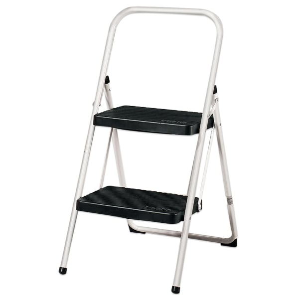 Cosco 2-Step Ladder, Black/Cool Gray