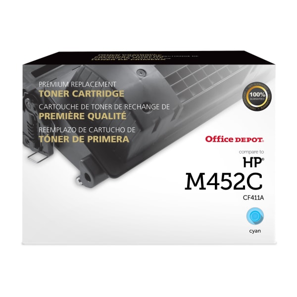 Office Depot Remanufactured Cyan Toner Cartridge Replacement for HP 410A, OD410AC
