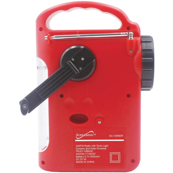Supersonic Lantern - 5 x LED - 3 x AA - AC Supply, DC Supply, Solar