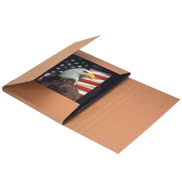 Partners Brand Jumbo Easy Fold Mailers, 30in x 30in x 6in, Kraft, Pack Of 20