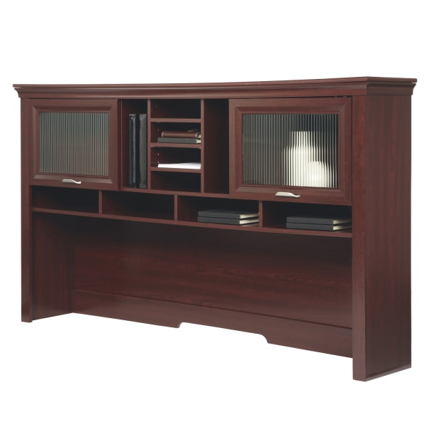 Realspace Magellan Performance 71inW Hutch For L-Shaped Corner Desk, Cherry
