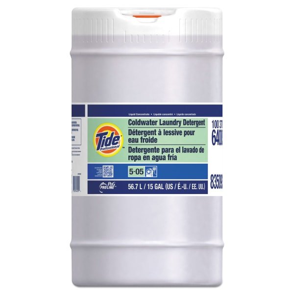 Tide Professional Coldwater Laundry Detergent, Tide Original Scent, 15 gal Container