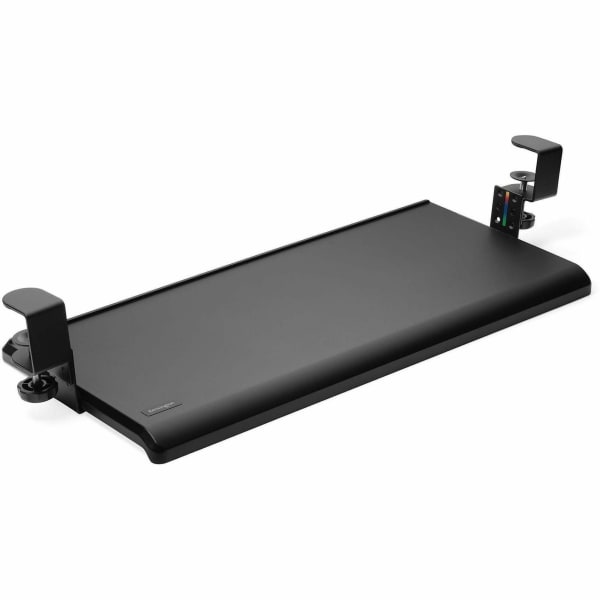 Kensington SmartFit Clamp-On Keyboard Drawer - 13.3in Height x 32.4in Width - Black - 1 Each - TAA Compliant