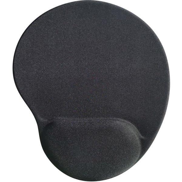 Compucessory Gel Mouse Pad, 9in x 10in x 1in, Black, CCS55151