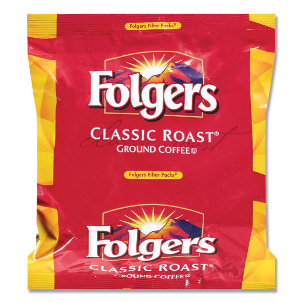 Folgers Coffee Filter Packs, Regular, 1.05 Oz, Carton Of 40 Packs