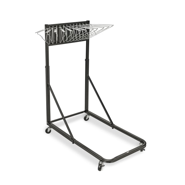 Alpine AdirOffice Blueprint Vertical File Rolling Stand, 46inH x 27inW x 28-1/2inD, Black