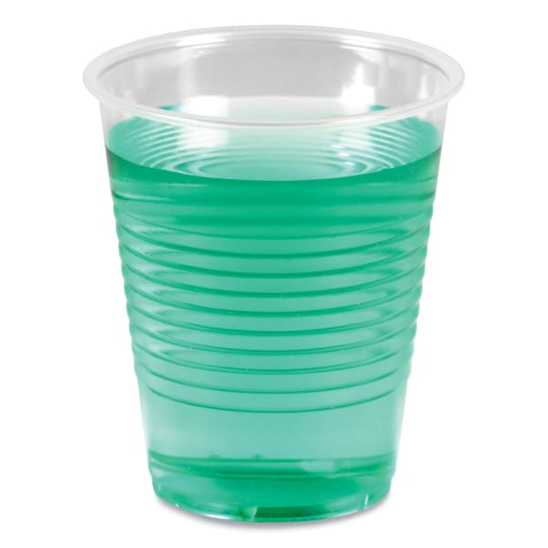 Boardwalk Plastic Cold Cups, 12 Oz, Clear, Pack Of 50 Cups