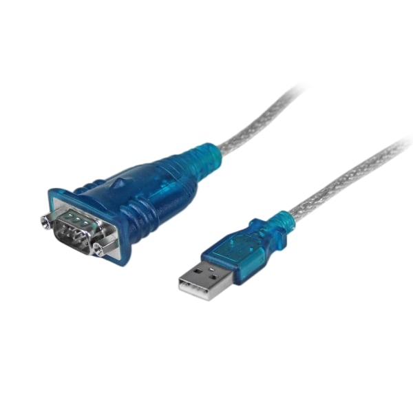 StarTech.com USB to Serial Adapter - Prolific PL-2303 - 1 port - DB9 (9-pin) - USB to RS232 Adapter Cable - USB Serial - Add an RS232 serial port to your laptop or desktop computer through USB - 1 Port USB to RS232 Serial Adapter Cable - M/M