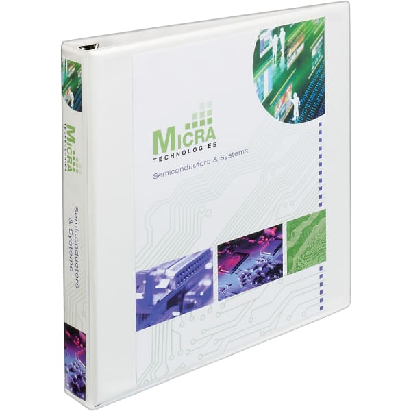 Avery Extra-Wide Heavy-Duty View 3-Ring Binder With Locking One-Touch EZD Rings, 1in D-Rings, White