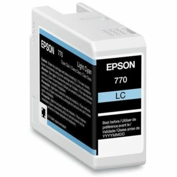Epson UltraChrome PRO 770 Original Inkjet Ink Cartridge - Light Cyan Pack - Inkjet