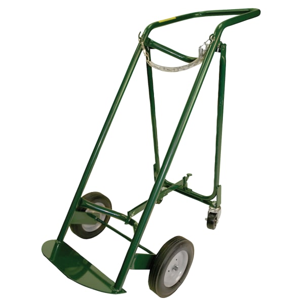 MG Model Trucks, 8 in Semi-Pneumatic Conductive, B.B. Wheels/3 Rubber Casters
