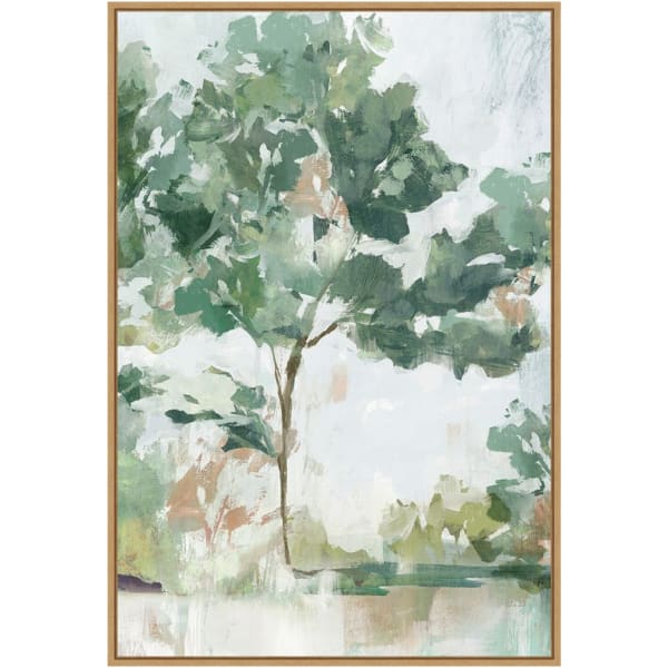 Amanti Art Forest Beauty I by Isabelle Z Framed Canvas Wall Art Print, 33inH x 23inW, Natural