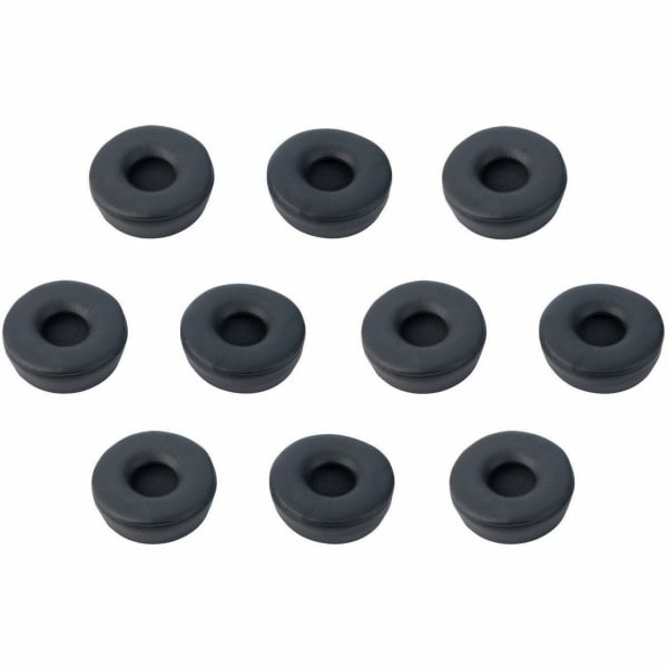 Jabra Engage Ear Cushions - Black - Leatherette - 10 Piece