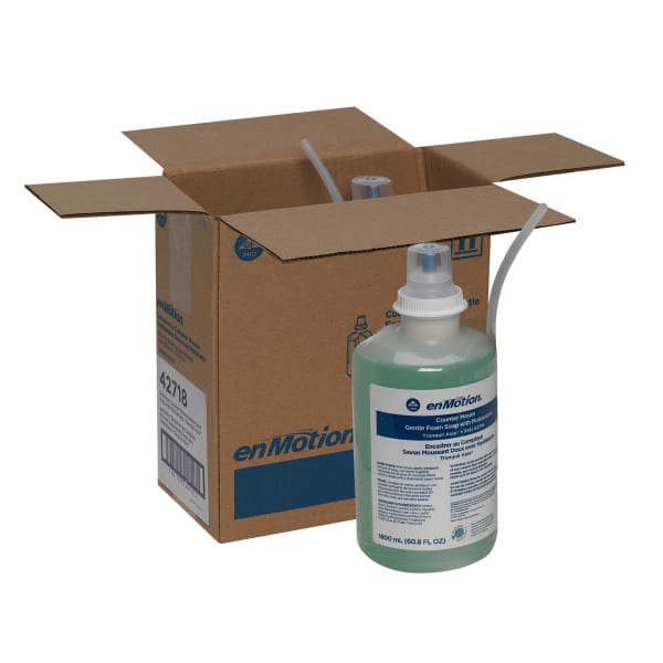 enMotion Moisturizing Foam Hand Soap, Tranquil Aloe Scent, 60.86 Oz, Carton Of 2 Bottles