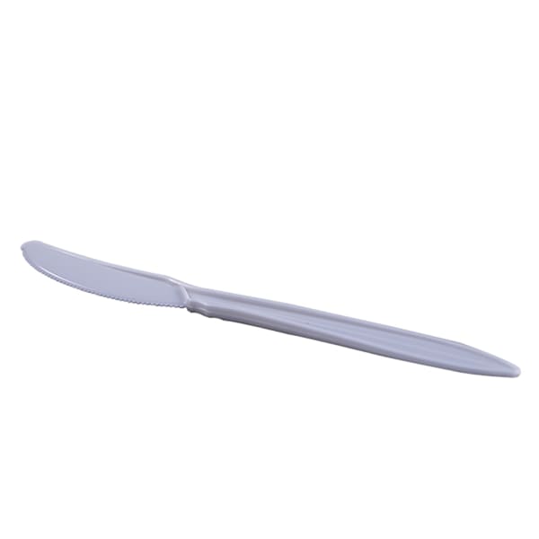Empress Polypro Medium Weight Disposable Knives, 11-1/4inL, White, Case Of 1,000 Knives