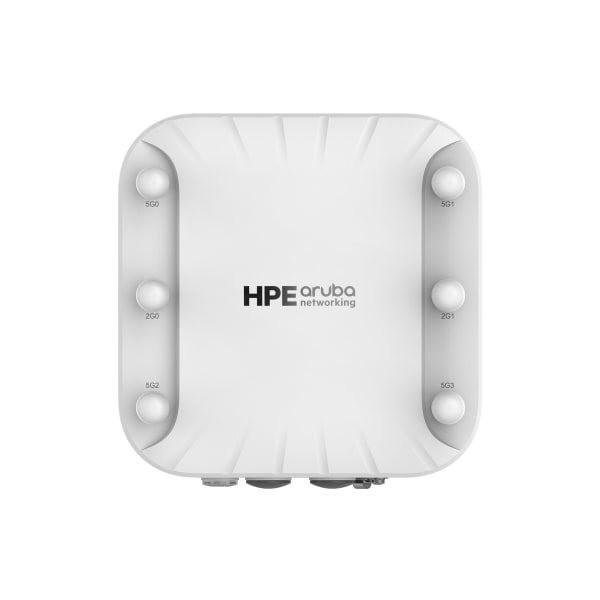 HPE Aruba AP-518 (US) - Hardened - wireless access point - Bluetooth, Wi-Fi 6 - 2.4 GHz, 5 GHz - BTO - in-ceiling