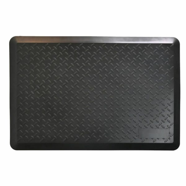 Lorell Workstation Mat - Workstation - 36in Length x 24in Width - Polyurethane Foam - Black - 1 Each