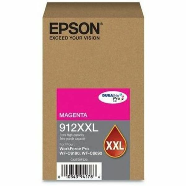 Epson DURABrite Pro 912XXL Original Extra High Yield Inkjet Ink Cartridge - Magenta Pack - 8000 Pages