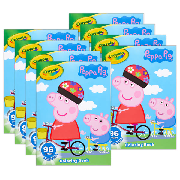 Crayola Coloring Books, Peppa Pig, Bundle Of 8 Books