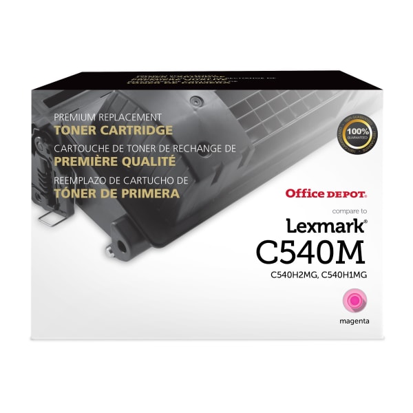 Office Depot Remanufactured Magenta Extra-High Yield Toner Cartridge Replacement For Lexmark C540, ODC540M