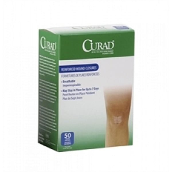 CURAD Sterile Medi-Strips, 1/2in x 4in, White, Pack Of 1,200