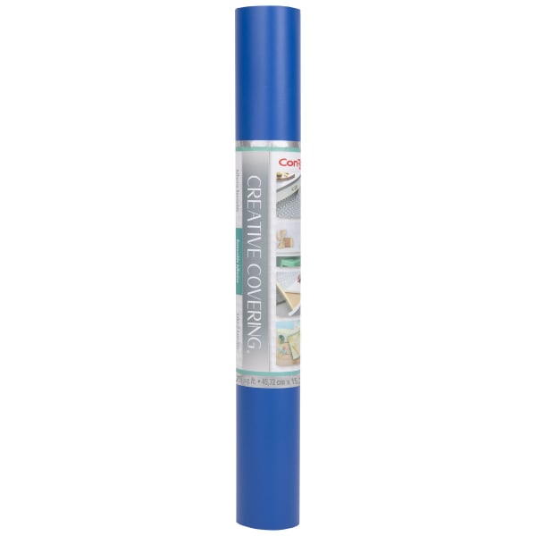 Con-Tact Brand Self-Adhesive Creative Covering, Royal Blue, 18in x 50'