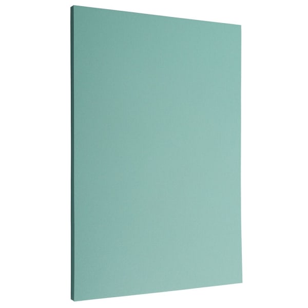 JAM Paper Legal Matte Paper, Aqua, Legal (8.5in x 14in), 50 Sheets Per Pack, 28 Lb