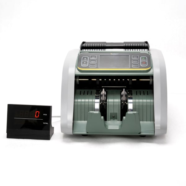 Kolibri KBR-500 Mixed Bill Counter With Advanced Counterfeit Detection And Multi Currency, 9inH x 14-5/16inW x 13inD