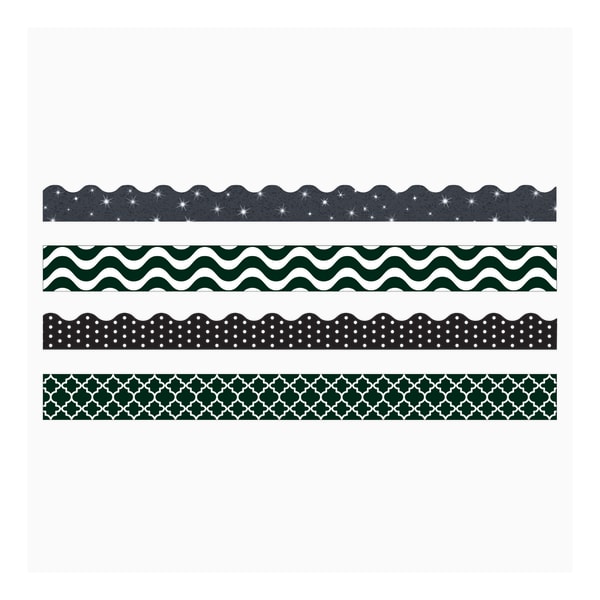 TREND Black & White Terrific Trimmers Variety Pack, 143 Feet