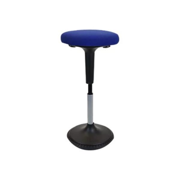 Wobble Stool Standing Desk & Balance Stool For Active Sitting Blue Adjustable Height 23-33in Sit Stand Up Perching Chair Uncaged Ergonomics