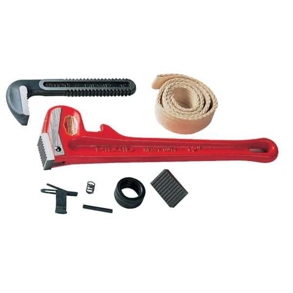 Pipe Wrench Replacement Parts, Heel Jaw & Pin Assembly, Size 24