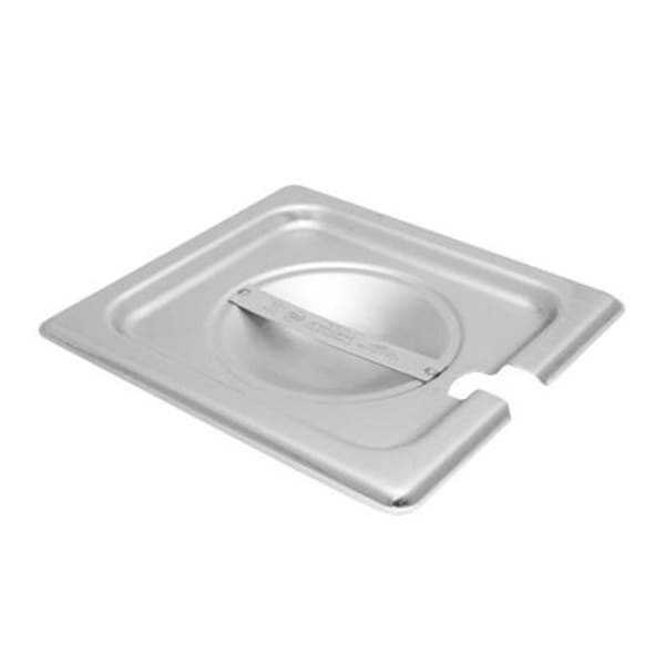 Vollrath Super Pan V 1/6 Size Slotted Pan Cover, Silver
