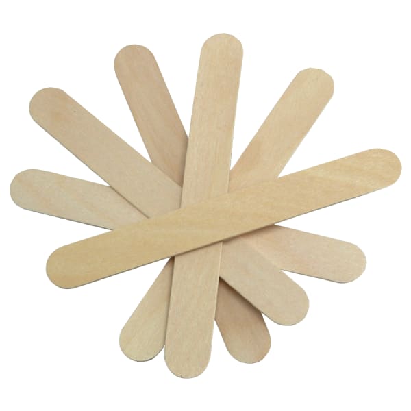 Medline Nonsterile Tongue Depressors, 6in, Wood, Box Of 500