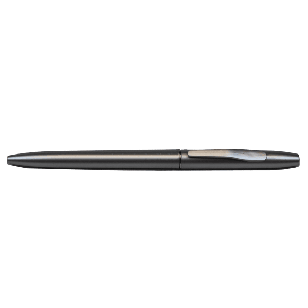 Hospitality Source Plastic Twist Pens, Medium Ball Point, 1.0 mm, Silver Barrels, Black Ink, Set Of 500 Pens