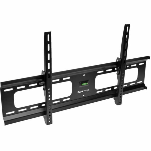 Eaton Tripp Lite Series Heavy-Duty Tilt Wall Mount for 37in to 80in TVs and Monitors, Flat or Curved Screens, UL Certified - Bracket - for flat panel - steel - black - screen size: 37in-80in - wall-mountable